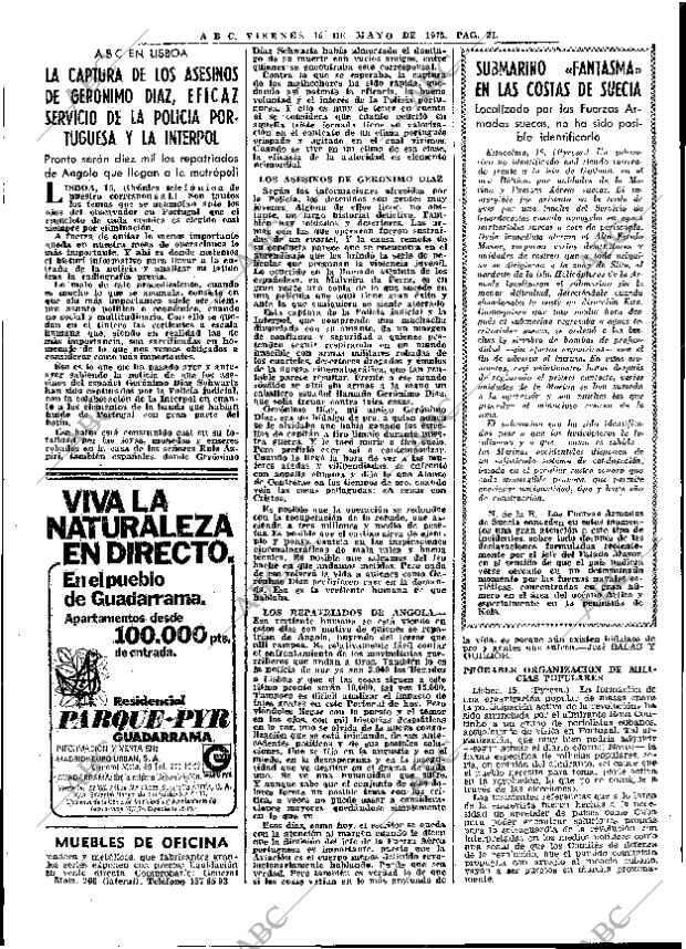 ABC MADRID 16-05-1975 página 49
