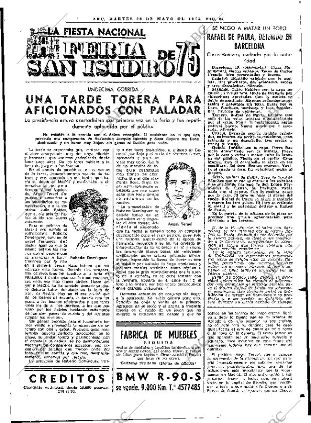 ABC MADRID 20-05-1975 página 105