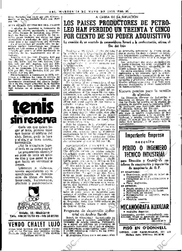 ABC MADRID 20-05-1975 página 62