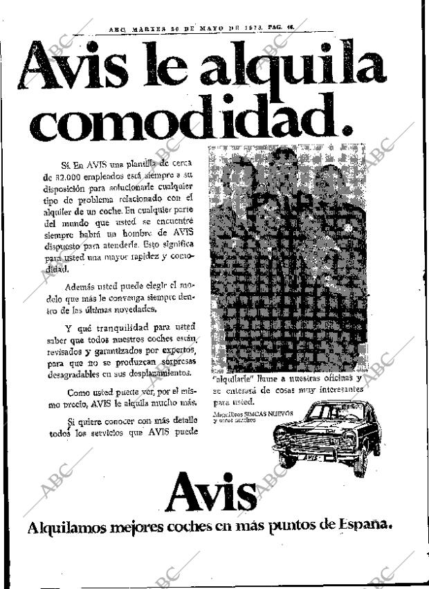 ABC MADRID 20-05-1975 página 66