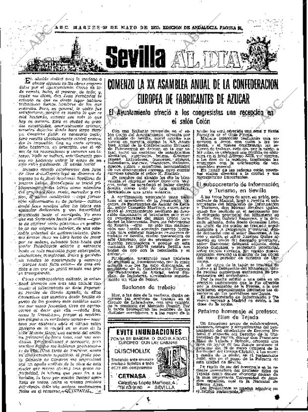 ABC SEVILLA 20-05-1975 página 51