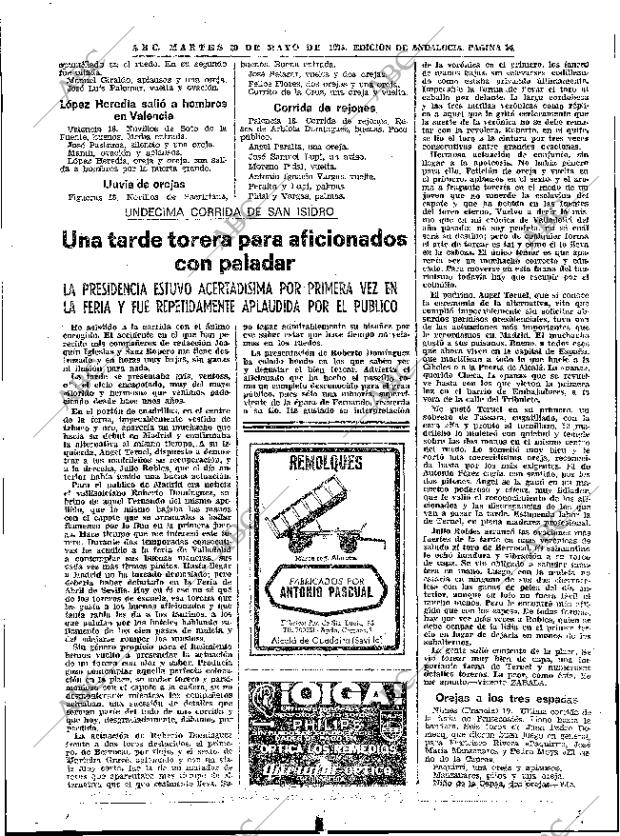 ABC SEVILLA 20-05-1975 página 74