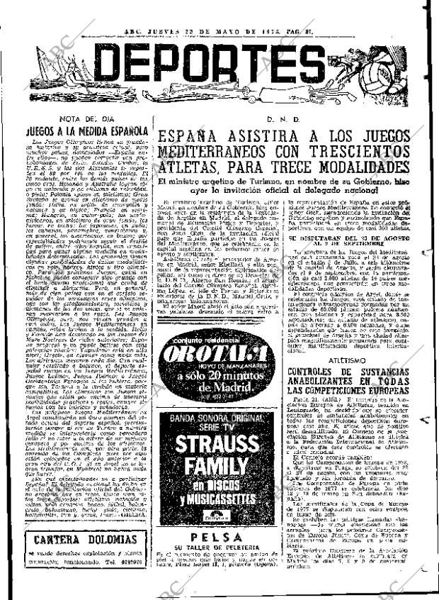 ABC MADRID 22-05-1975 página 101