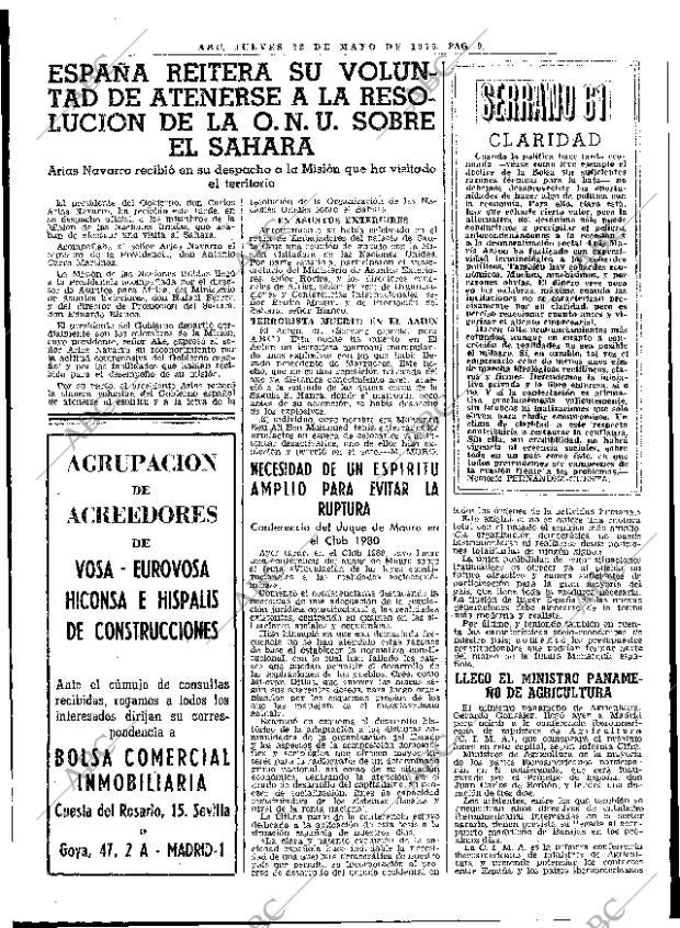 ABC MADRID 22-05-1975 página 29