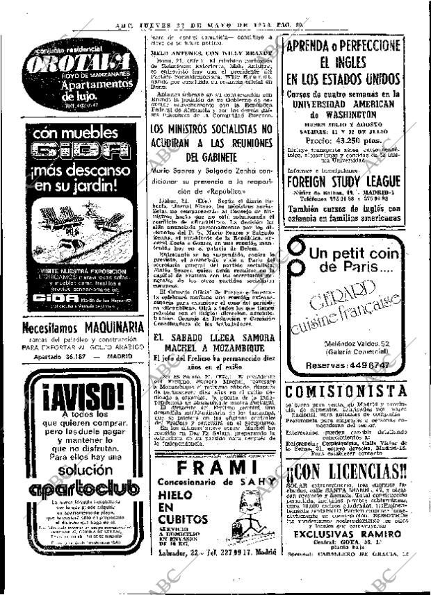 ABC MADRID 22-05-1975 página 40