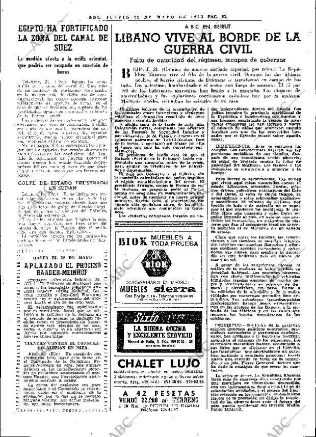 ABC MADRID 22-05-1975 página 43