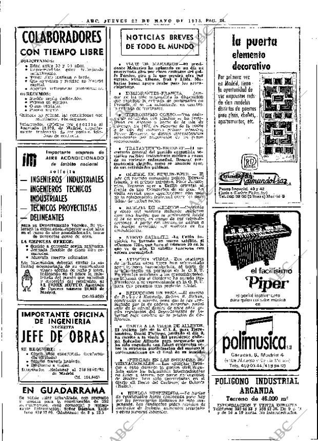 ABC MADRID 22-05-1975 página 44