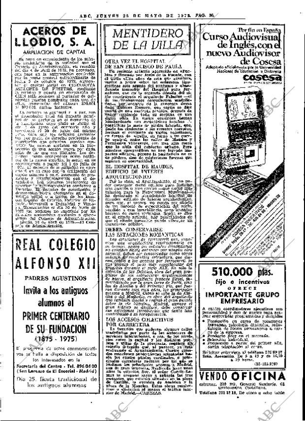 ABC MADRID 22-05-1975 página 56