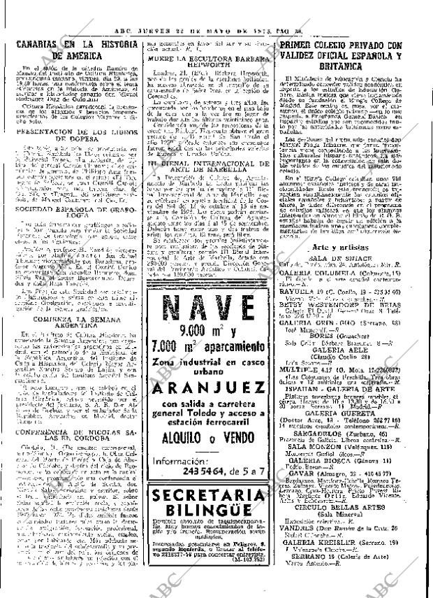 ABC MADRID 22-05-1975 página 58