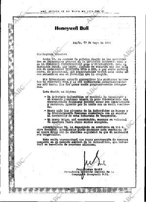 ABC MADRID 22-05-1975 página 62
