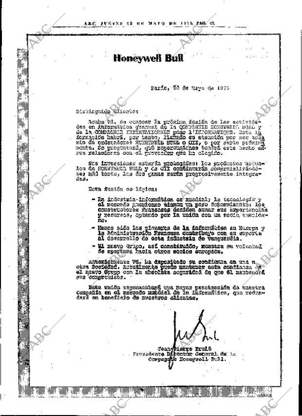ABC MADRID 22-05-1975 página 62