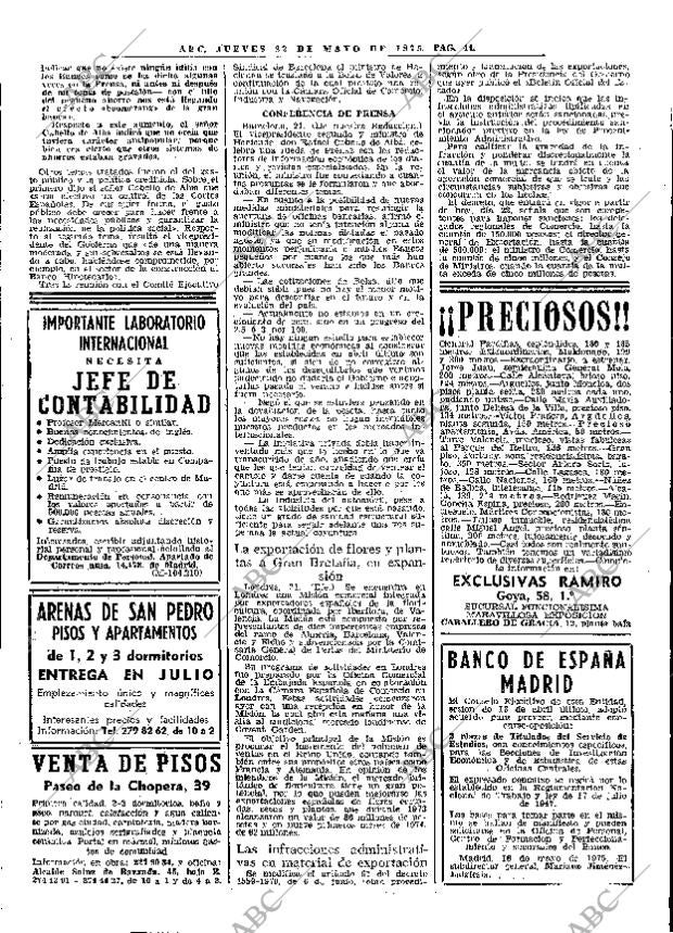 ABC MADRID 22-05-1975 página 64