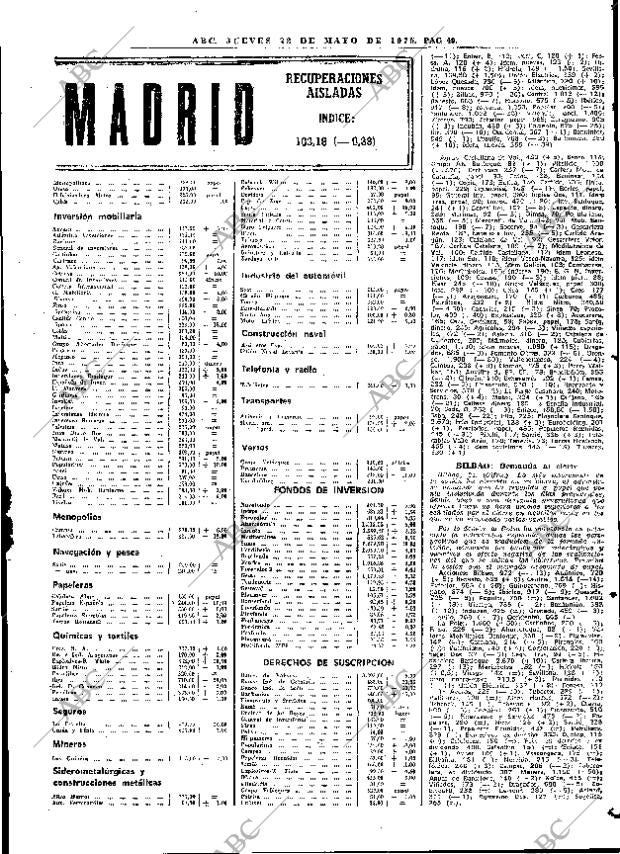 ABC MADRID 22-05-1975 página 69