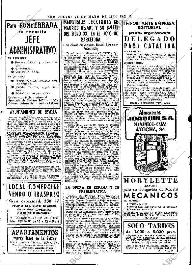 ABC MADRID 22-05-1975 página 72