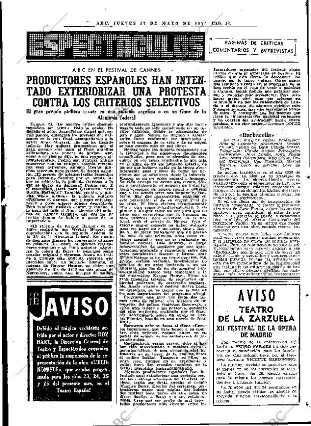 ABC MADRID 22-05-1975 página 73