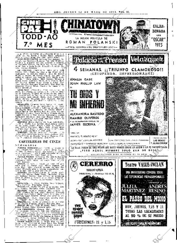 ABC MADRID 22-05-1975 página 77