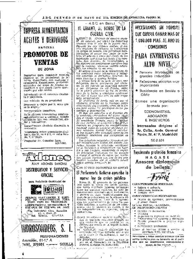 ABC SEVILLA 22-05-1975 página 34