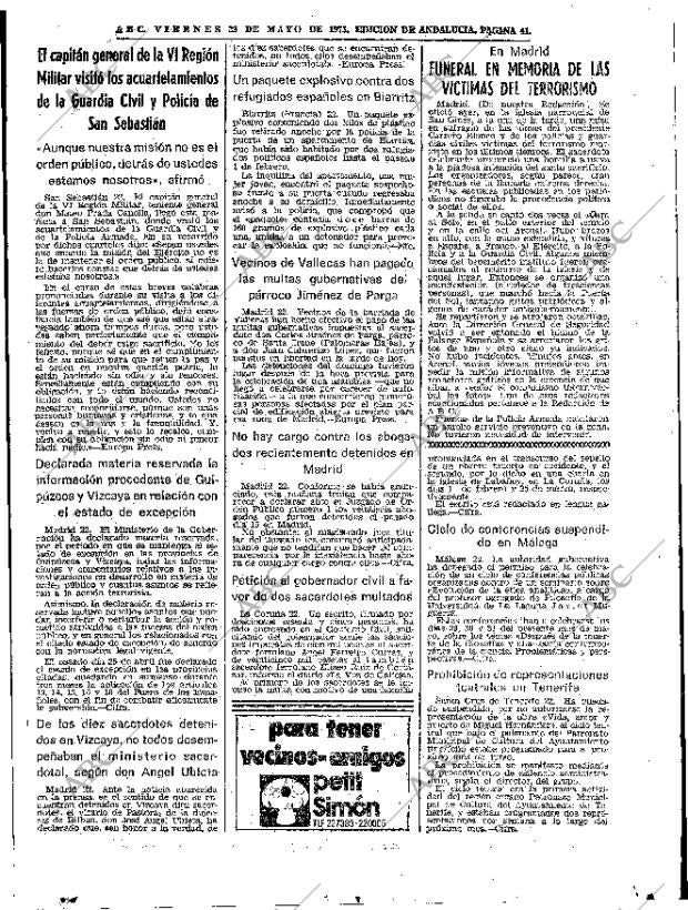 ABC SEVILLA 23-05-1975 página 41