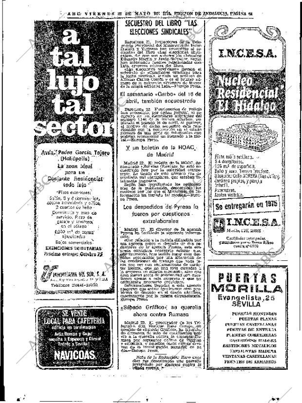 ABC SEVILLA 23-05-1975 página 42