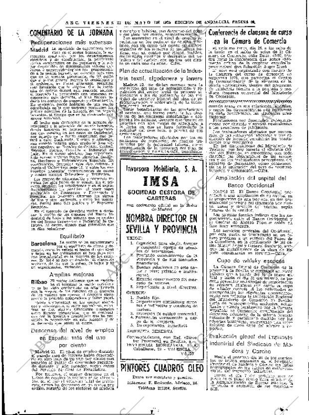 ABC SEVILLA 23-05-1975 página 46