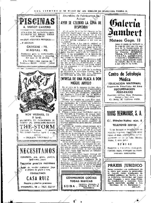 ABC SEVILLA 23-05-1975 página 50