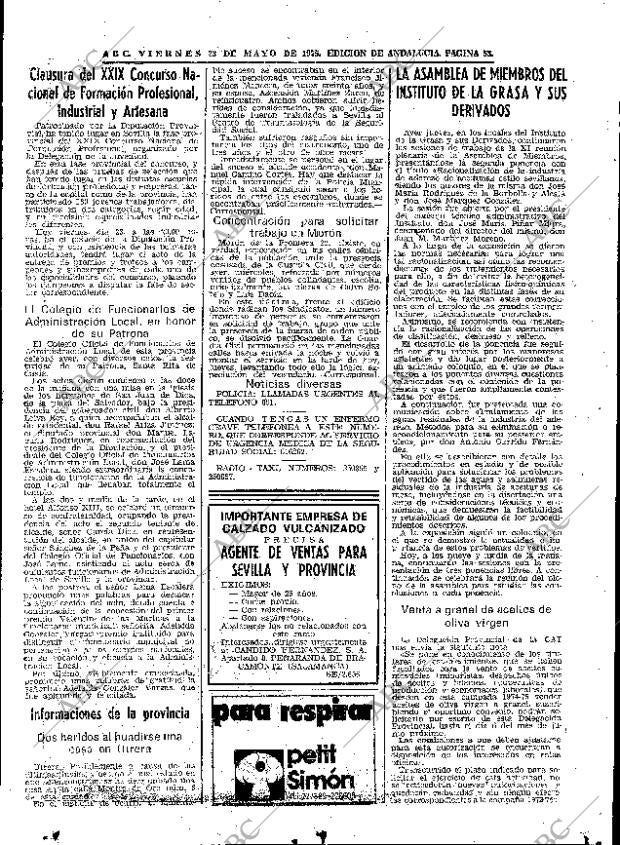 ABC SEVILLA 23-05-1975 página 53