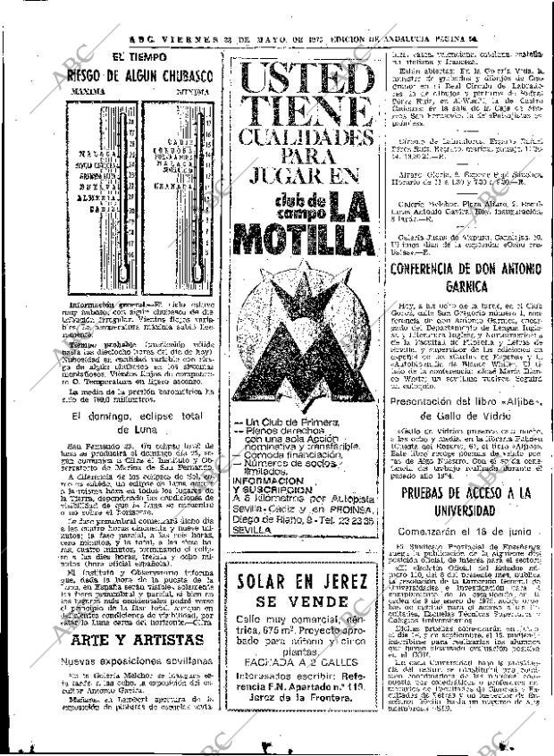 ABC SEVILLA 23-05-1975 página 54