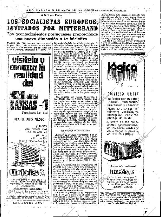 ABC SEVILLA 24-05-1975 página 27