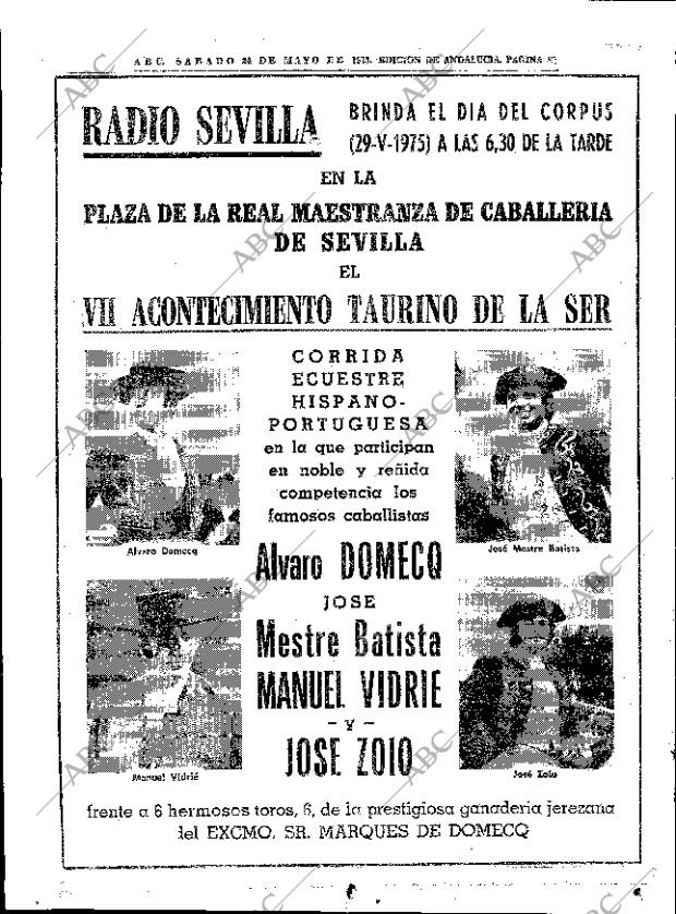 ABC SEVILLA 24-05-1975 página 38