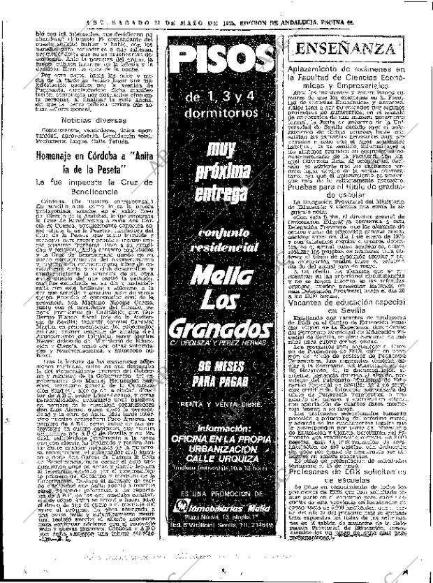 ABC SEVILLA 24-05-1975 página 44