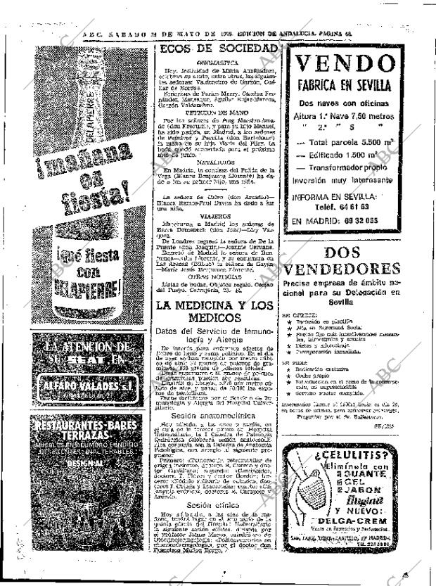 ABC SEVILLA 24-05-1975 página 48