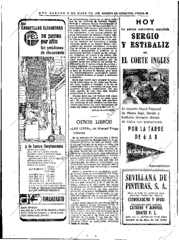 ABC SEVILLA 24-05-1975 página 90