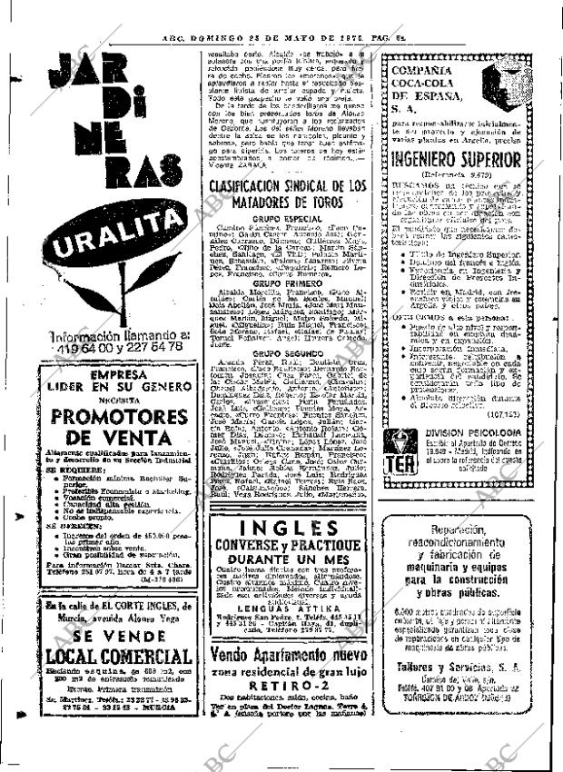 ABC MADRID 25-05-1975 página 104