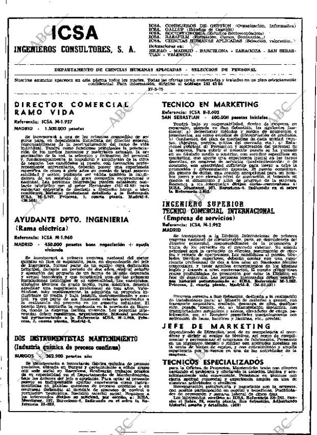 ABC MADRID 27-05-1975 página 128