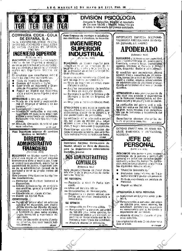 ABC MADRID 27-05-1975 página 66