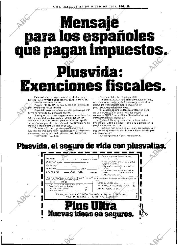ABC MADRID 27-05-1975 página 73