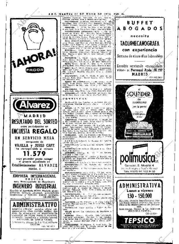 ABC MADRID 27-05-1975 página 86