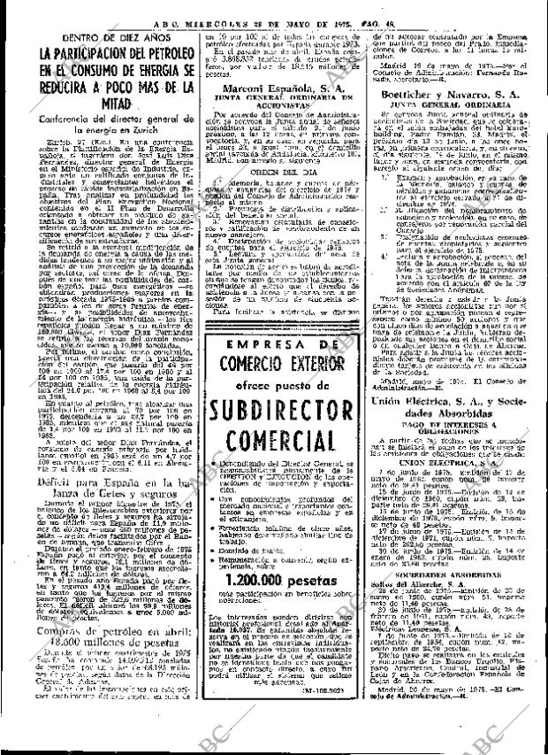 ABC MADRID 28-05-1975 página 71