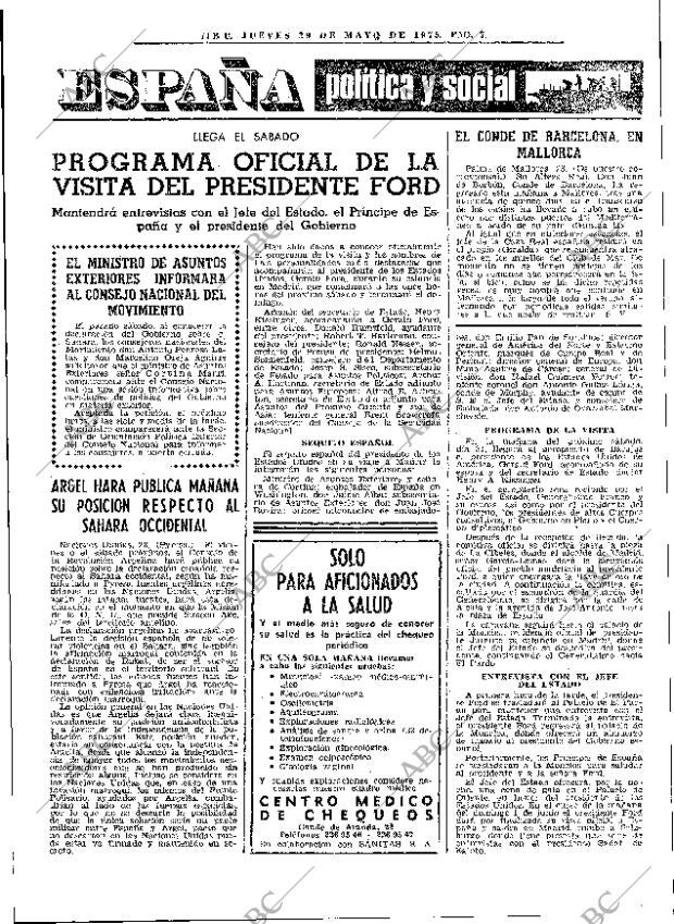 ABC MADRID 29-05-1975 página 23