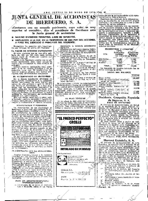 ABC MADRID 29-05-1975 página 61