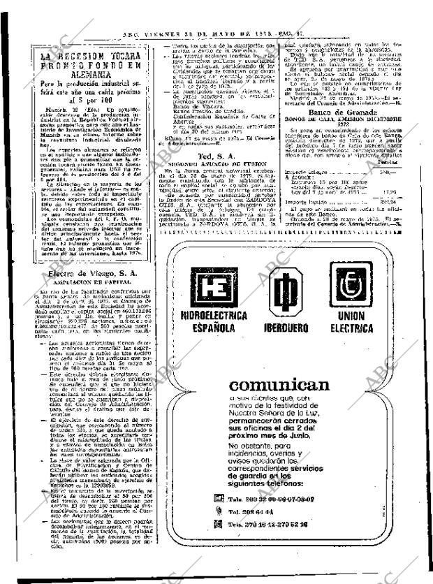 ABC MADRID 30-05-1975 página 67