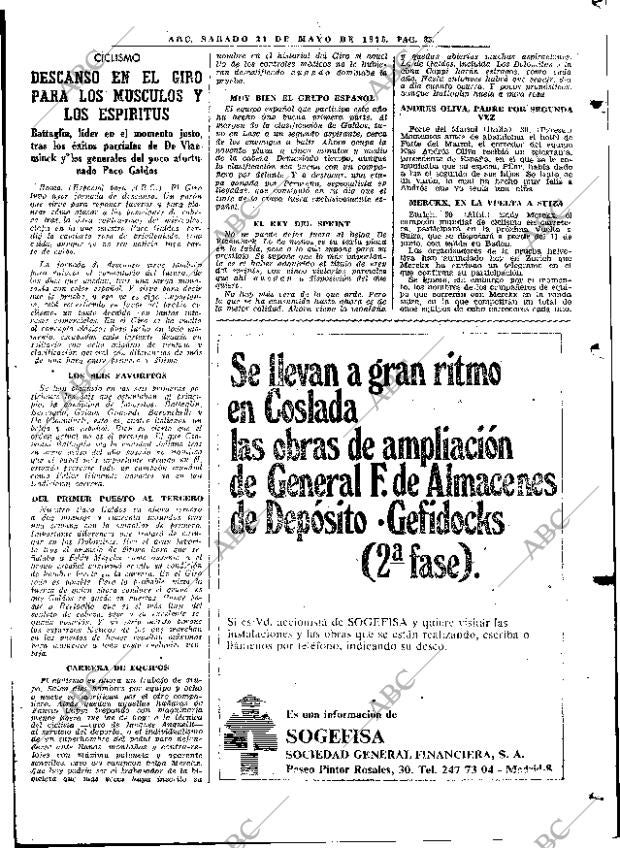 ABC MADRID 31-05-1975 página 109