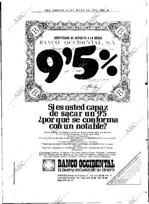 ABC MADRID 31-05-1975 página 75