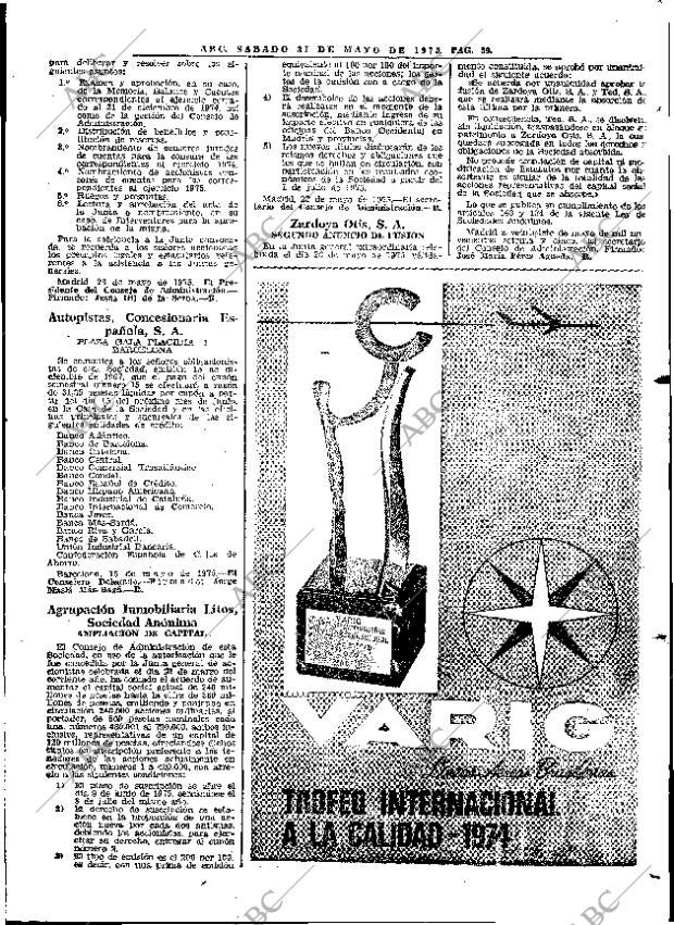 ABC MADRID 31-05-1975 página 83