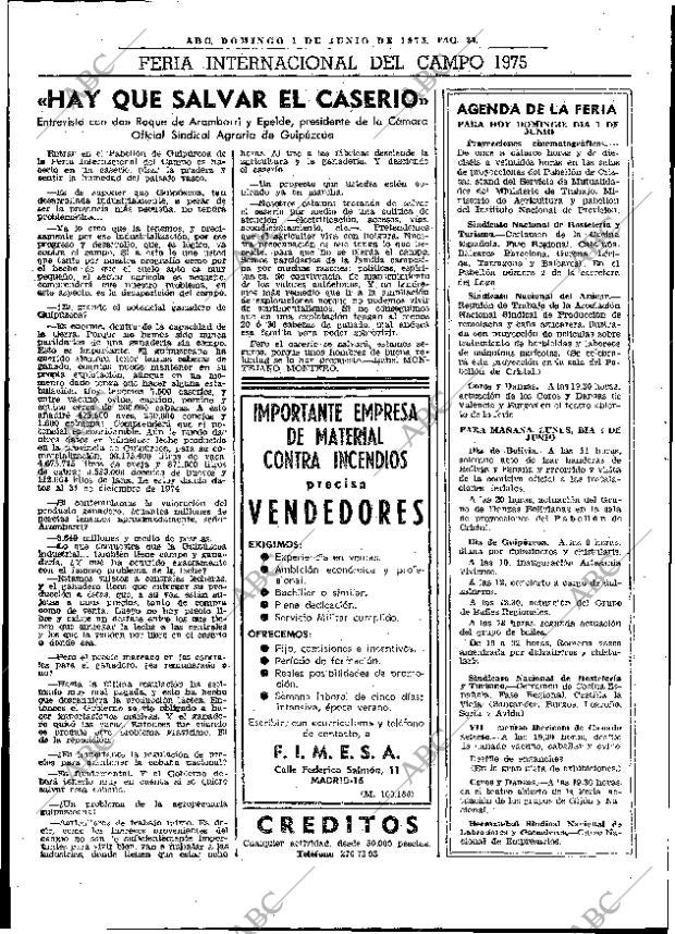 ABC MADRID 01-06-1975 página 40