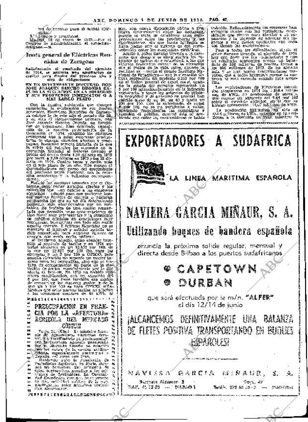 ABC MADRID 01-06-1975 página 63