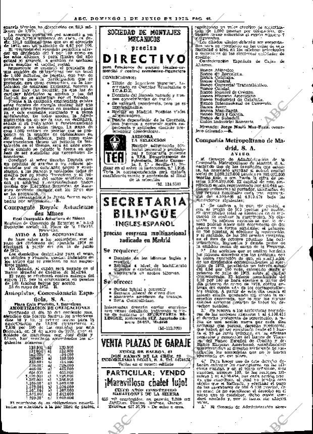 ABC MADRID 01-06-1975 página 64