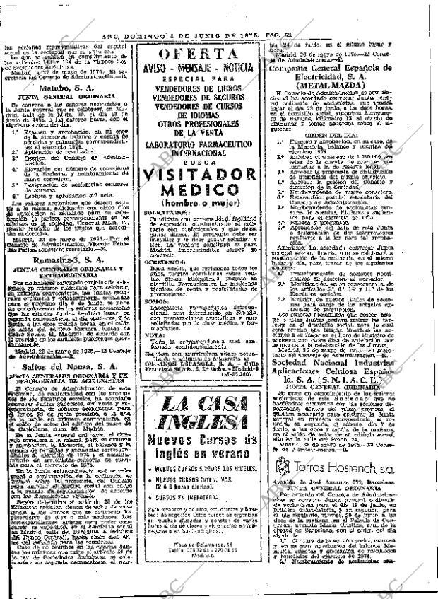 ABC MADRID 01-06-1975 página 68