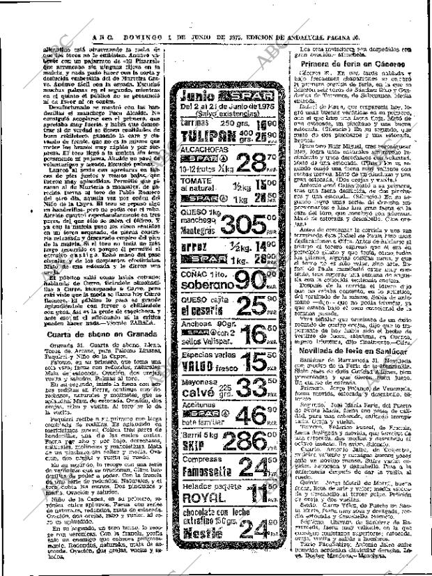 ABC SEVILLA 01-06-1975 página 50