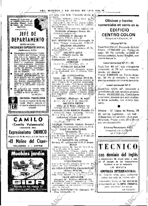 ABC MADRID 03-06-1975 página 62